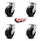 Service Caster 8 Inch Extra Heavy Duty Phenolic Wheel Swivel Top Plate Caster SCC, 4PK SCC-KP92S830-PHR-4 - alternate 5